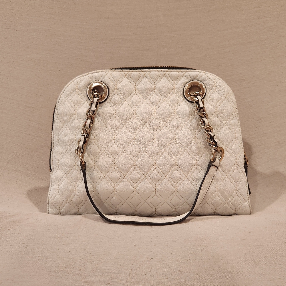 Guess Quilted White Shoulder Bag - Picture 3 of 6